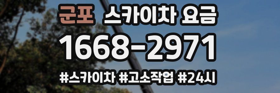 군포 스카이차 요금