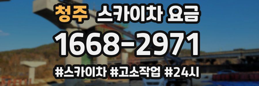 청주 스카이차 요금