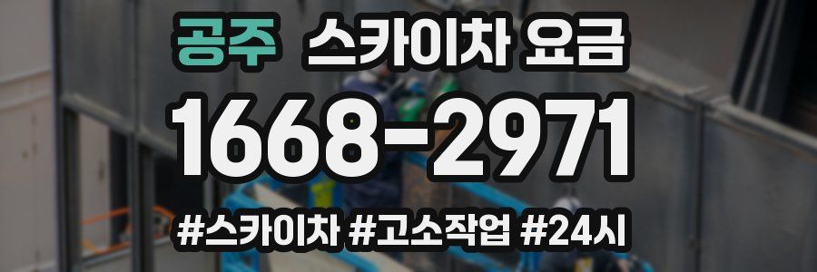 공주 스카이차 요금