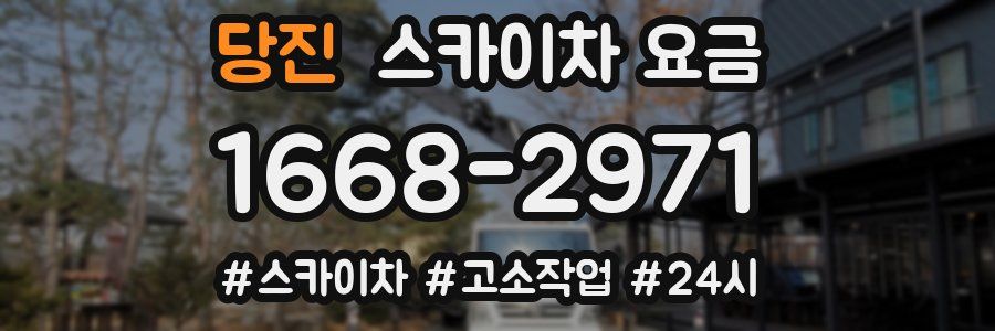 당진 스카이차 요금