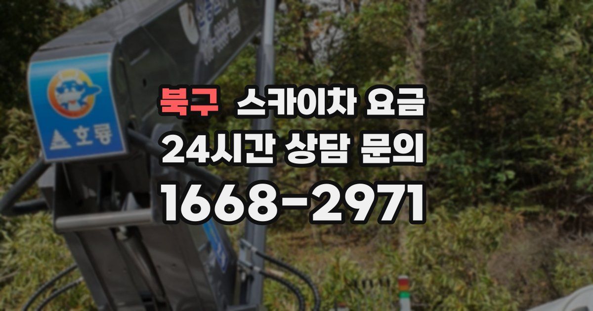 북구 스카이차 요금