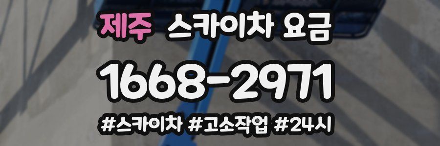 제주 스카이차 요금