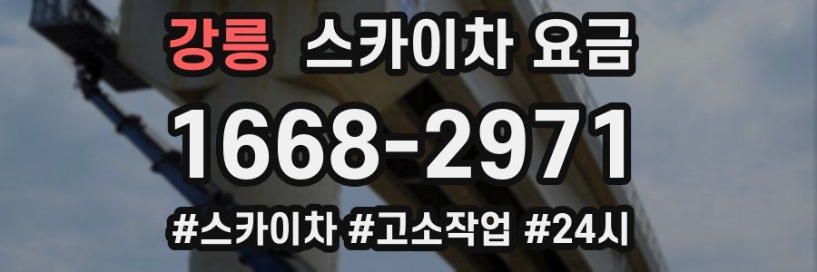 강릉 스카이차 요금