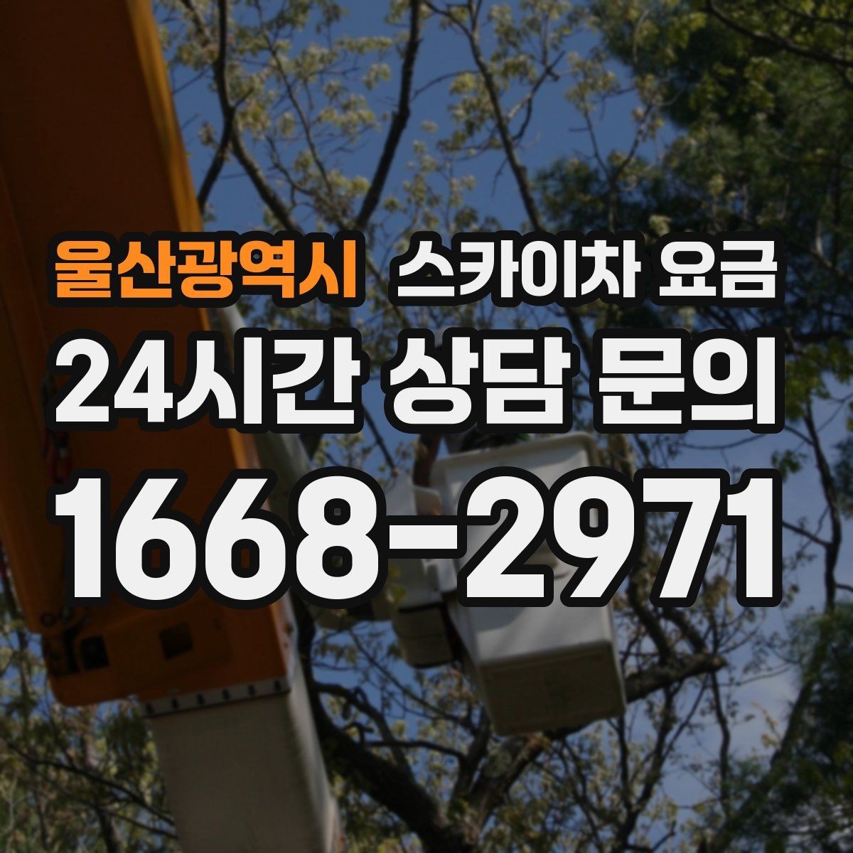 울산광역시 스카이차 요금 코킹 구간이 길면 왜 견적이 달라질까