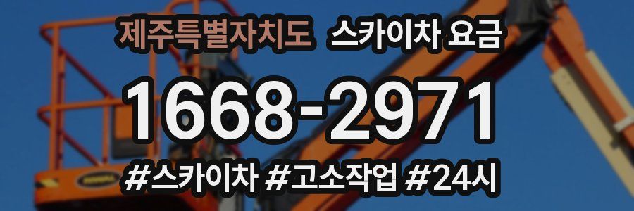 제주특별자치도 스카이차 요금