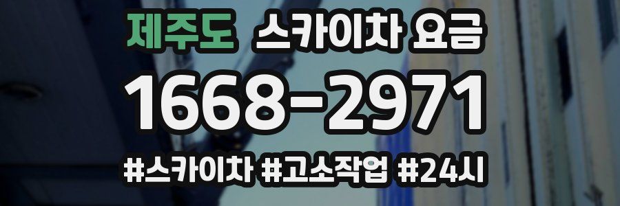 제주도 스카이차 요금