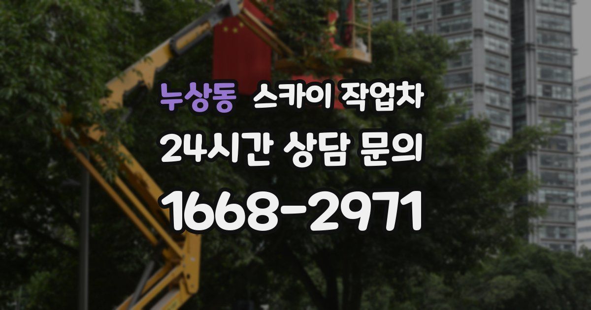 누상동 스카이 작업차