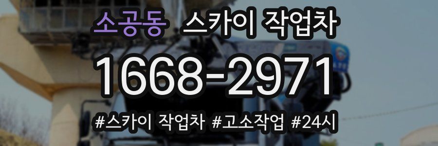 소공동 스카이 작업차