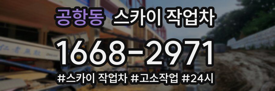 공항동 스카이 작업차