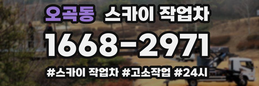 오곡동 스카이 작업차