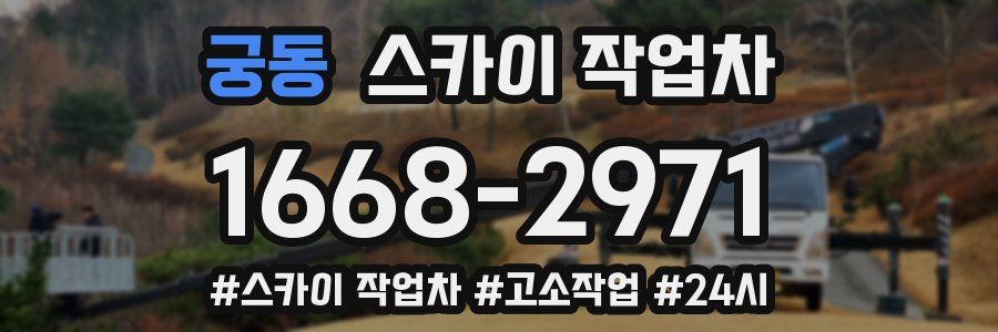 궁동 스카이 작업차