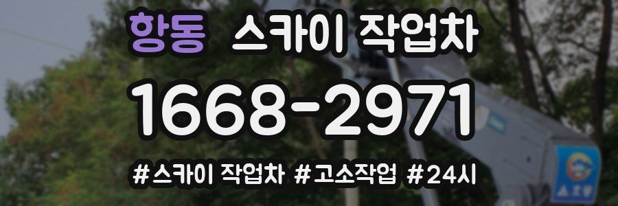 항동 스카이 작업차