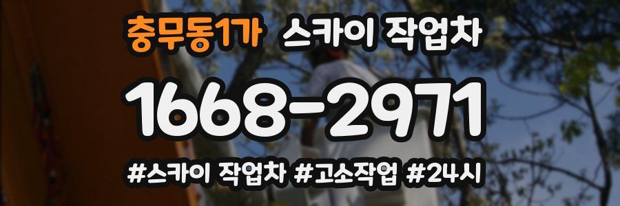충무동1가 스카이 작업차