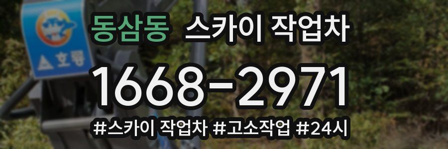 동삼동 스카이 작업차