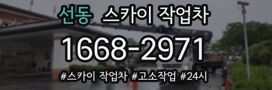 선동 스카이 작업차