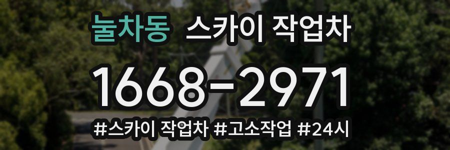 눌차동 스카이 작업차