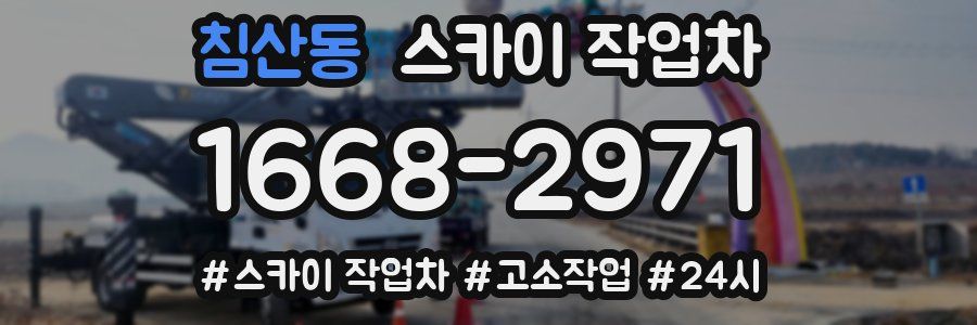 침산동 스카이 작업차