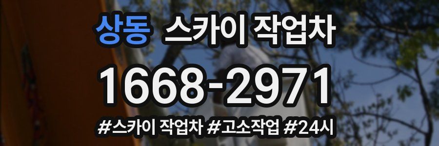 상동 스카이 작업차