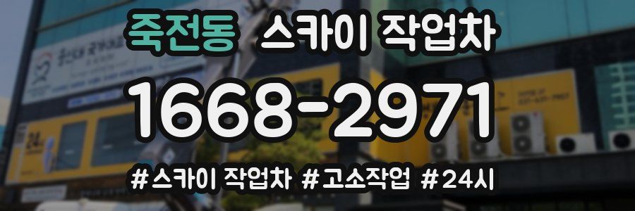 죽전동 스카이 작업차