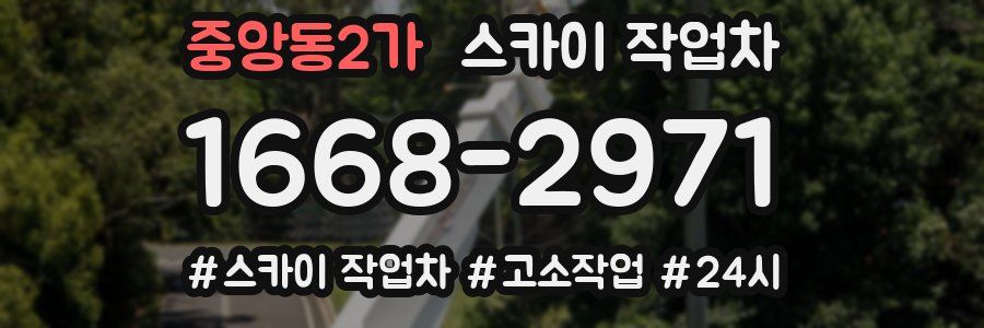 중앙동2가 스카이 작업차