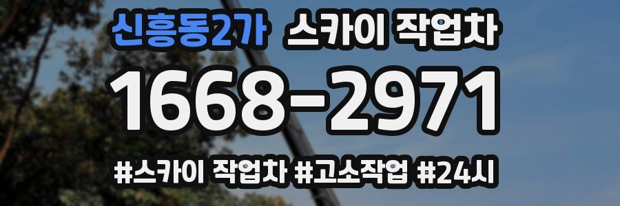 신흥동2가 스카이 작업차