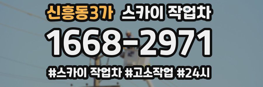 신흥동3가 스카이 작업차