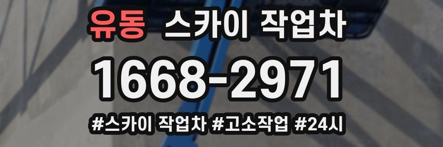 유동 스카이 작업차