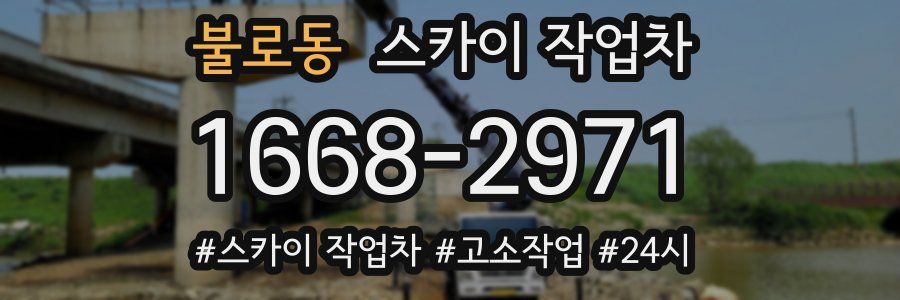 불로동 스카이 작업차