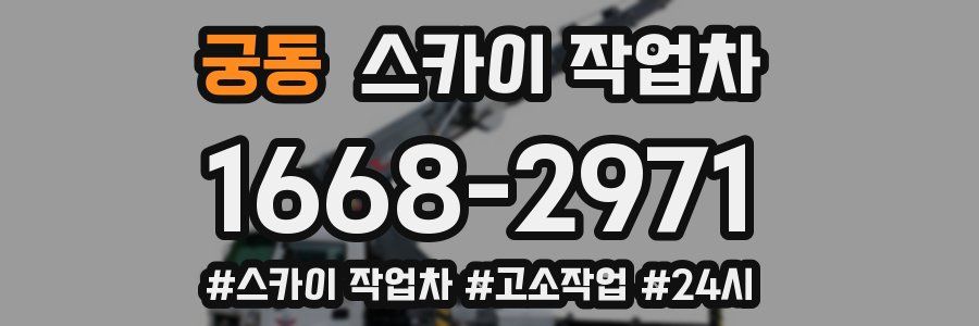 궁동 스카이 작업차