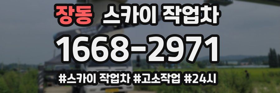 장동 스카이 작업차