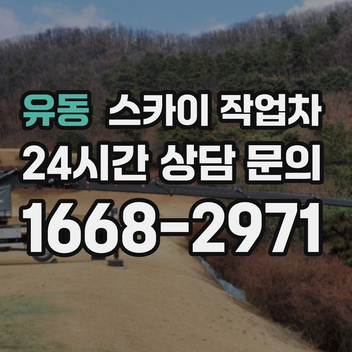 유동 스카이 작업차