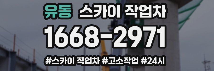 유동 스카이 작업차