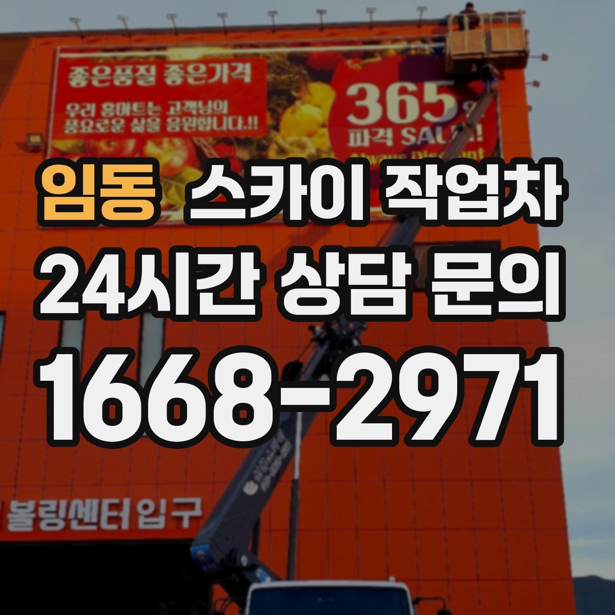 임동 스카이 작업차