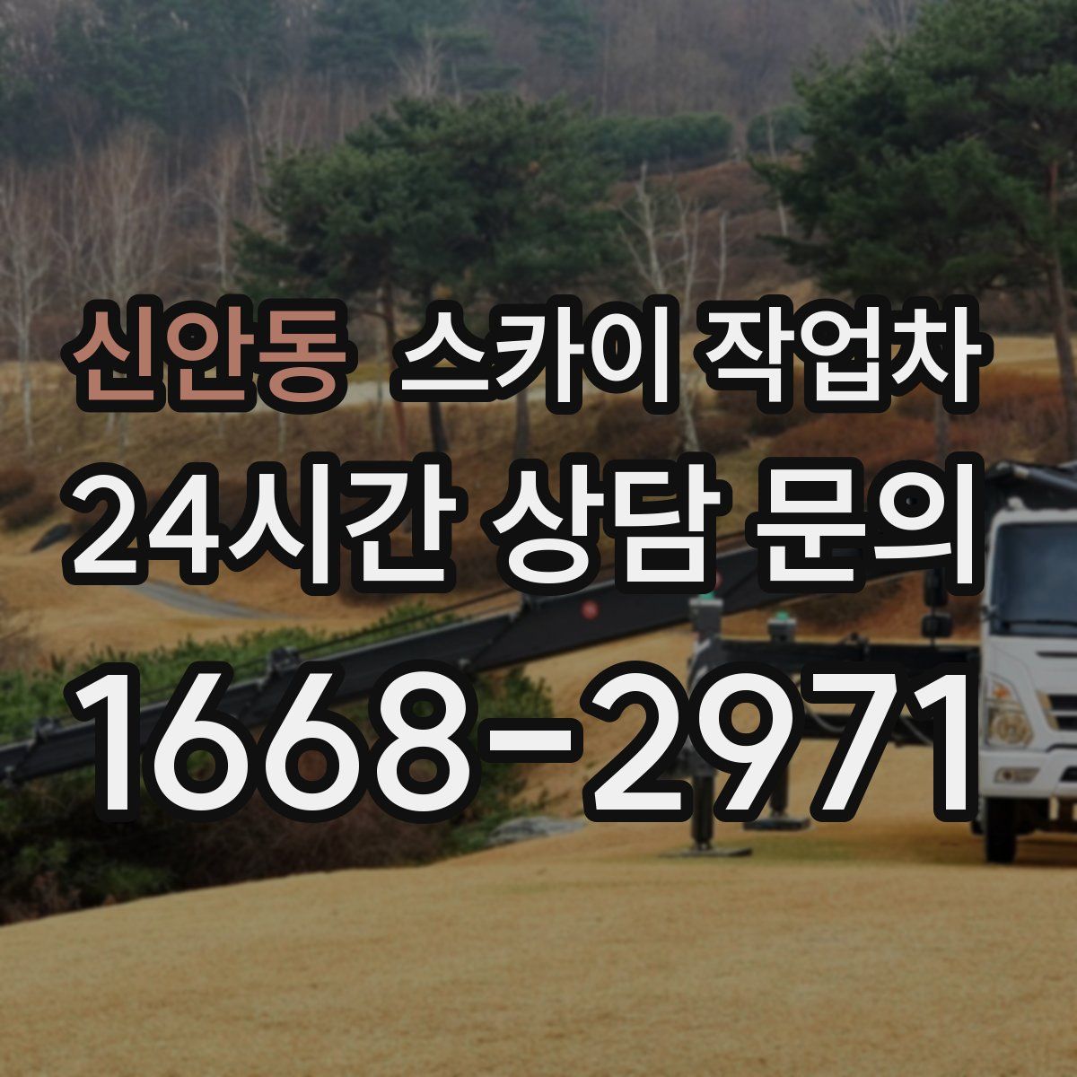 신안동 스카이 작업차