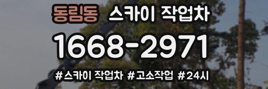 동림동 스카이 작업차