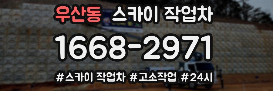 우산동 스카이 작업차