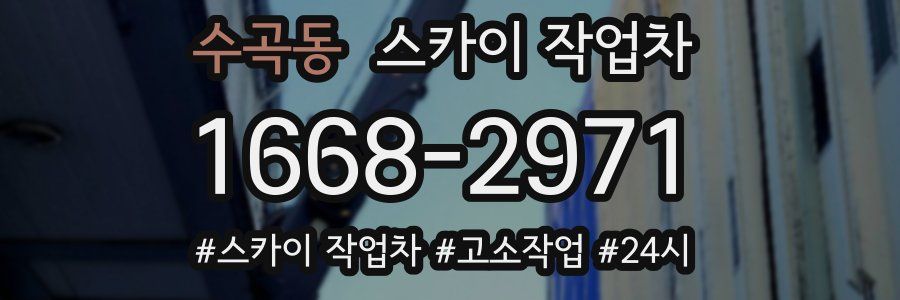 수곡동 스카이 작업차