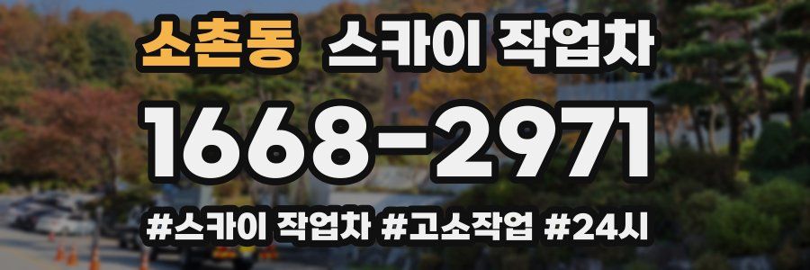 소촌동 스카이 작업차