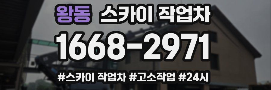 왕동 스카이 작업차