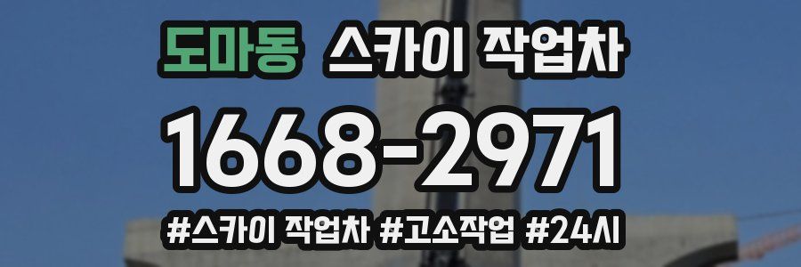 도마동 스카이 작업차