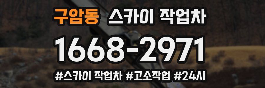 구암동 스카이 작업차