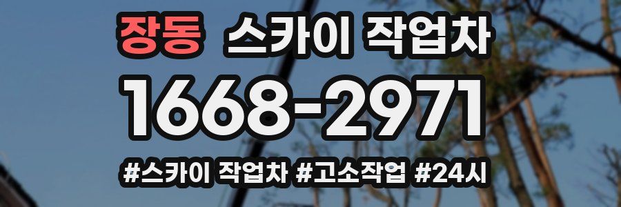 장동 스카이 작업차