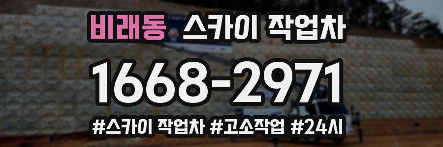비래동 스카이 작업차
