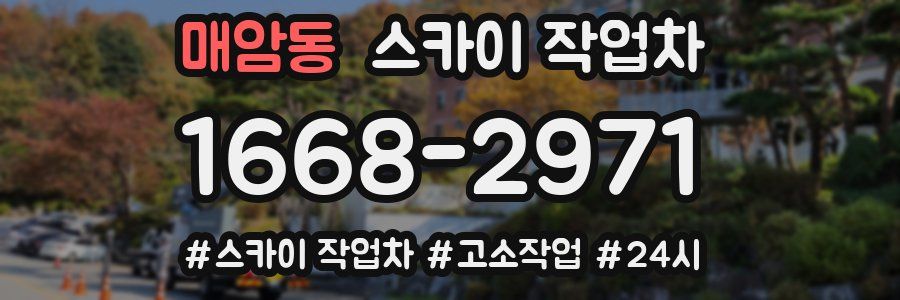 매암동 스카이 작업차