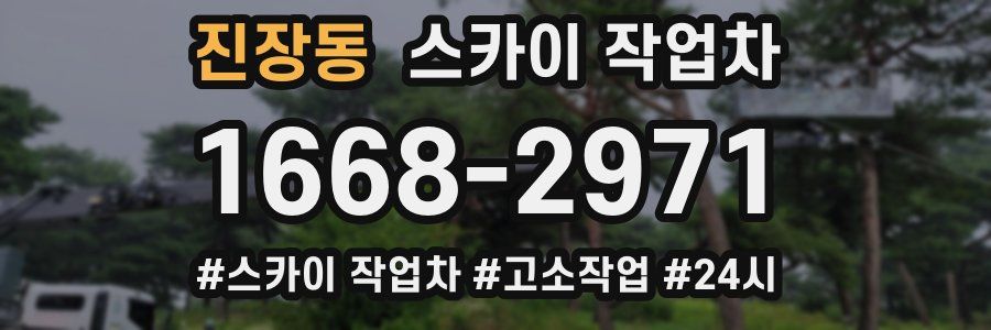 진장동 스카이 작업차