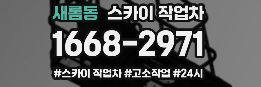 새롬동 스카이 작업차