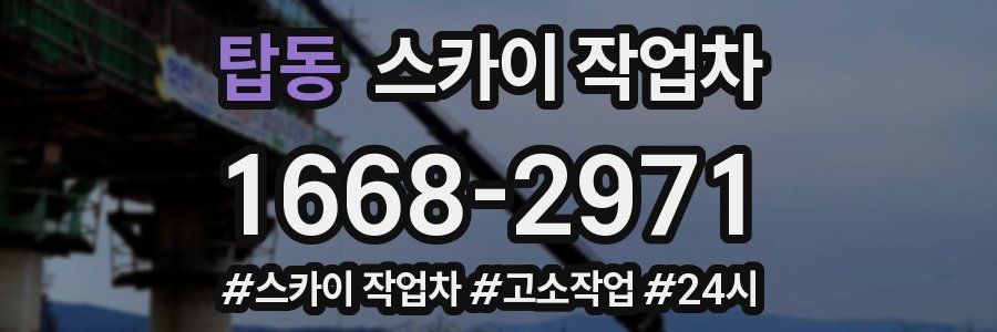 탑동 스카이 작업차