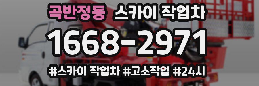 곡반정동 스카이 작업차