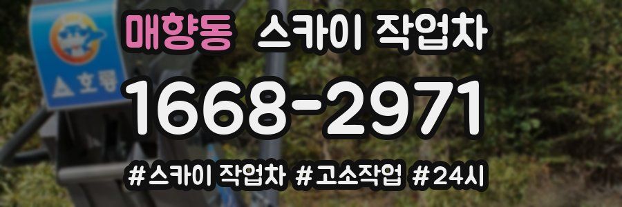 매향동 스카이 작업차