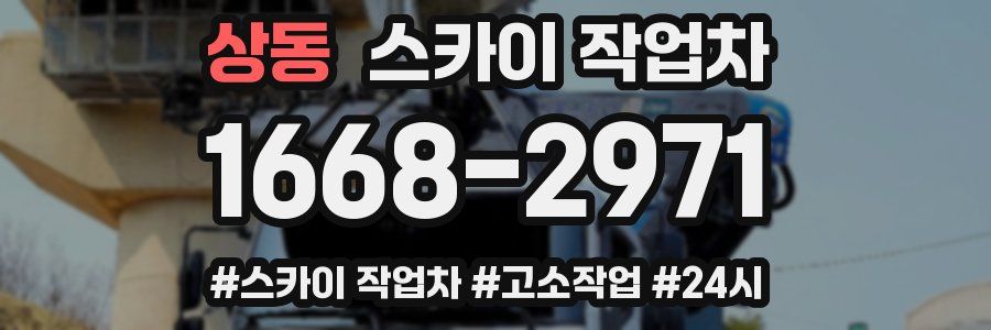 상동 스카이 작업차